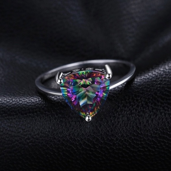 BOUTIQUE Jewelry - 🌟SIZE 8 LEFT🌟TRILLION CUT MYSTIC TOPAZ